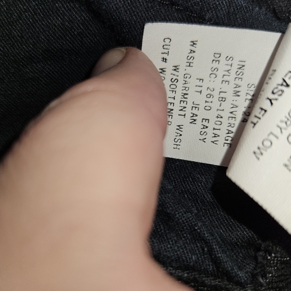 Venezia Womans Black Jeans Size 24 Average - Picture 12 of 12